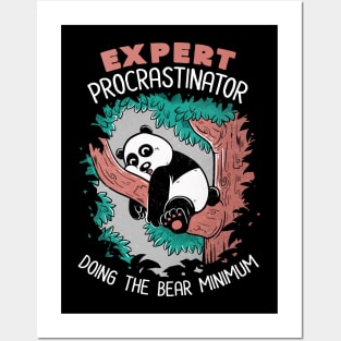 Expert Procrastinator Panda Nap Forest by Tobe Fonseca Posters and Art